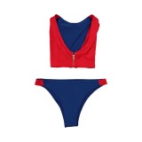 Baywatch Summer Quinn Women Red Swimsuit Cosplay Costume Halloween Carnival Outfit