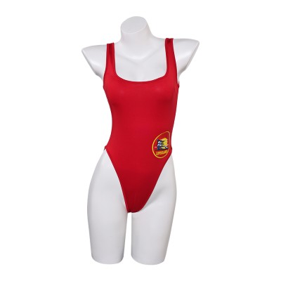 Baywatch C.J. Parker Women Red Swimsuit Cosplay Costume Halloween Carnival Outfit
