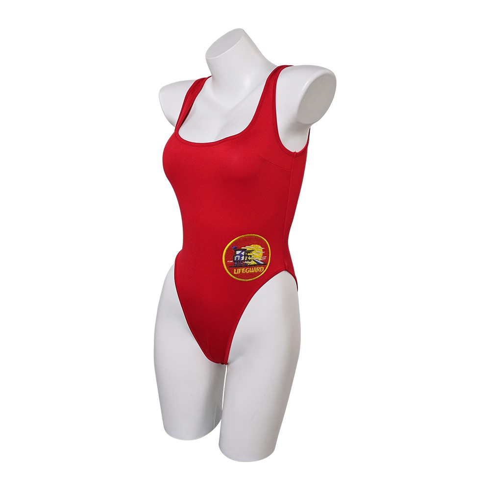 Baywatch C.J. Parker Women Red Swimsuit Cosplay Costume Halloween Carnival Outfit