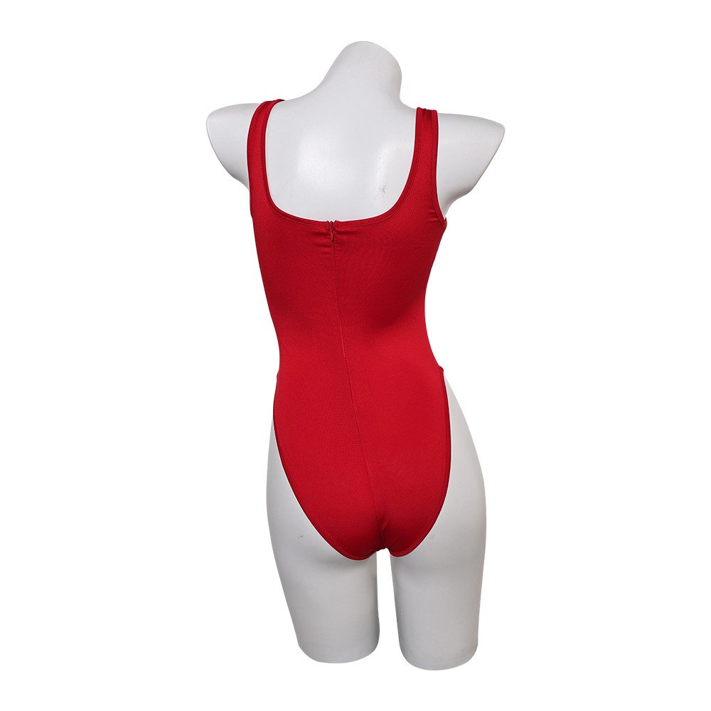 Baywatch C.J. Parker Women Red Swimsuit Cosplay Costume Halloween Carnival Outfit