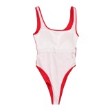 Baywatch C.J. Parker Women Red Swimsuit Cosplay Costume Halloween Carnival Outfit