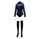 Batman Nightwing Women Bodysuit Cosplay Costume Halloween Carnival Outfit