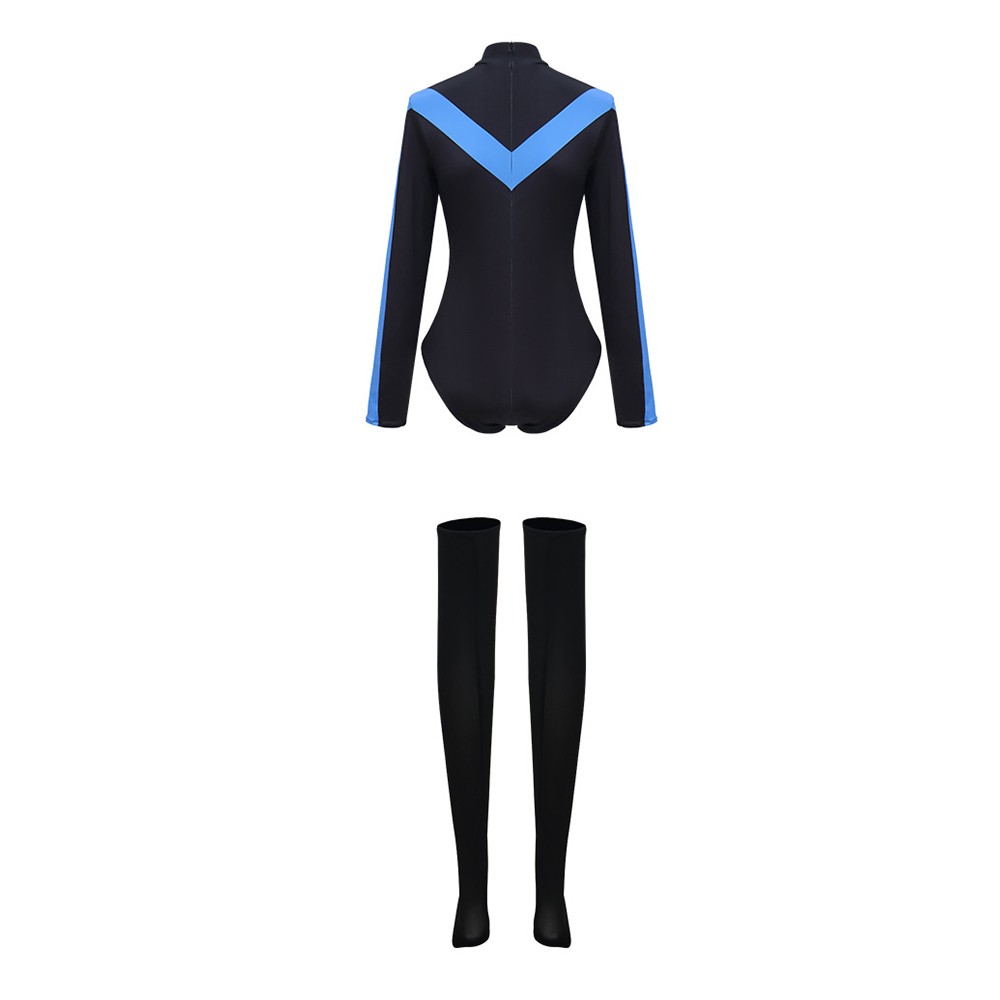 Batman Nightwing Women Bodysuit Cosplay Costume Halloween Carnival Outfit