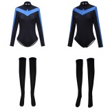 Batman Nightwing Women Bodysuit Cosplay Costume Halloween Carnival Outfit