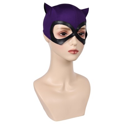 Batman: Caped Crusader(2024) Catwoman Selina Kyle Hood Mask Accessories Cosplay Costume Halloween Carnival