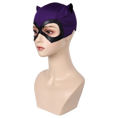 Batman: Caped Crusader(2024) Catwoman Selina Kyle Hood Mask Accessories Cosplay Costume Halloween Carnival
