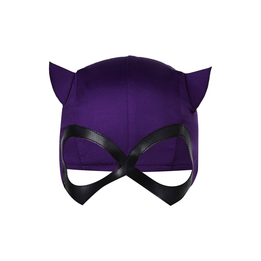 Batman: Caped Crusader(2024) Catwoman Selina Kyle Hood Mask Accessories Cosplay Costume Halloween Carnival
