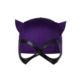 Batman: Caped Crusader(2024) Catwoman Selina Kyle Hood Mask Accessories Cosplay Costume Halloween Carnival
