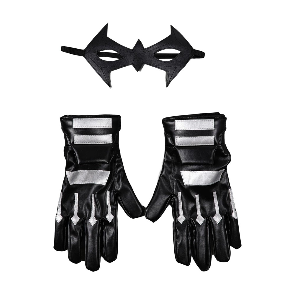 Batman: Under the Red Hood Nightwing Blindfold Gloves Accessories Cosplay Costume Halloween Carnival
