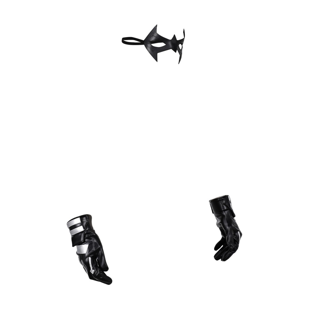 Batman: Under the Red Hood Nightwing Blindfold Gloves Accessories Cosplay Costume Halloween Carnival