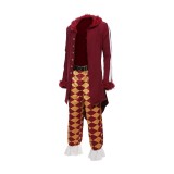 Bartolomeo Red Trench Coat Cosplay Costume Halloween Carnival Outfit