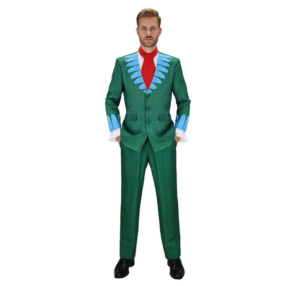 Baroque Green Suit Cosplay Costume Halloween Carnival Outfit