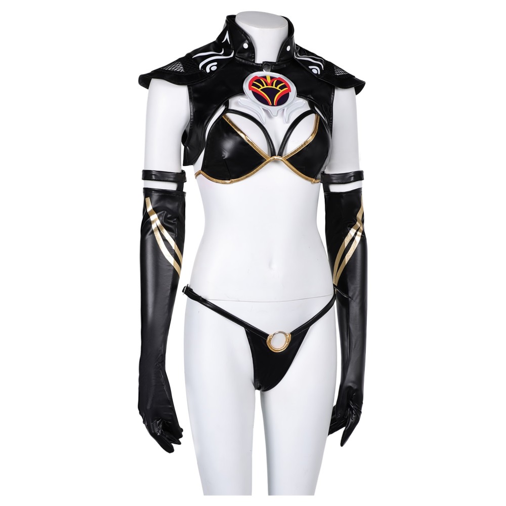 Baldur's Gate Shadowheart Black Lingerie for Women Suit &nbsp; Cosplay Costume Halloween Carnival Outfit