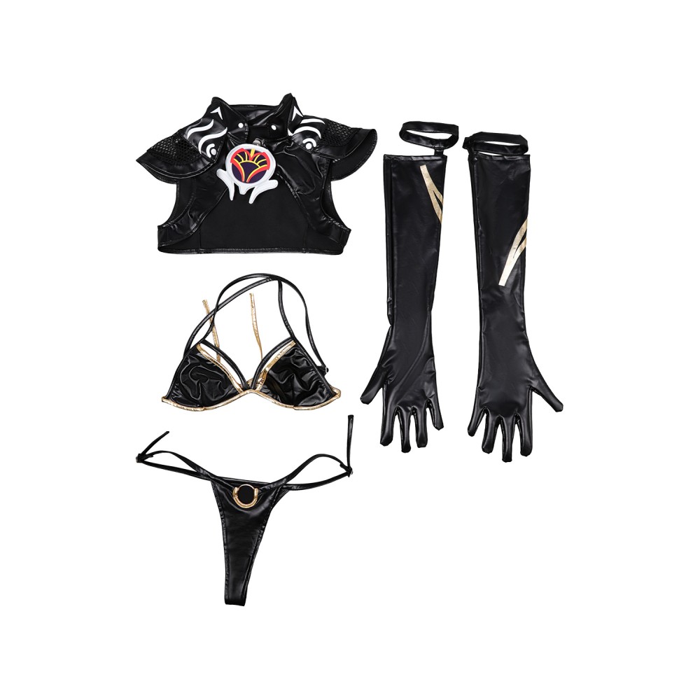Baldur's Gate Shadowheart Black Lingerie for Women Suit &nbsp; Cosplay Costume Halloween Carnival Outfit