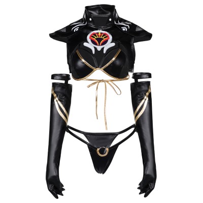 Baldur's Gate Shadowheart Black Lingerie for Women Suit &nbsp; Cosplay Costume Halloween Carnival Outfit
