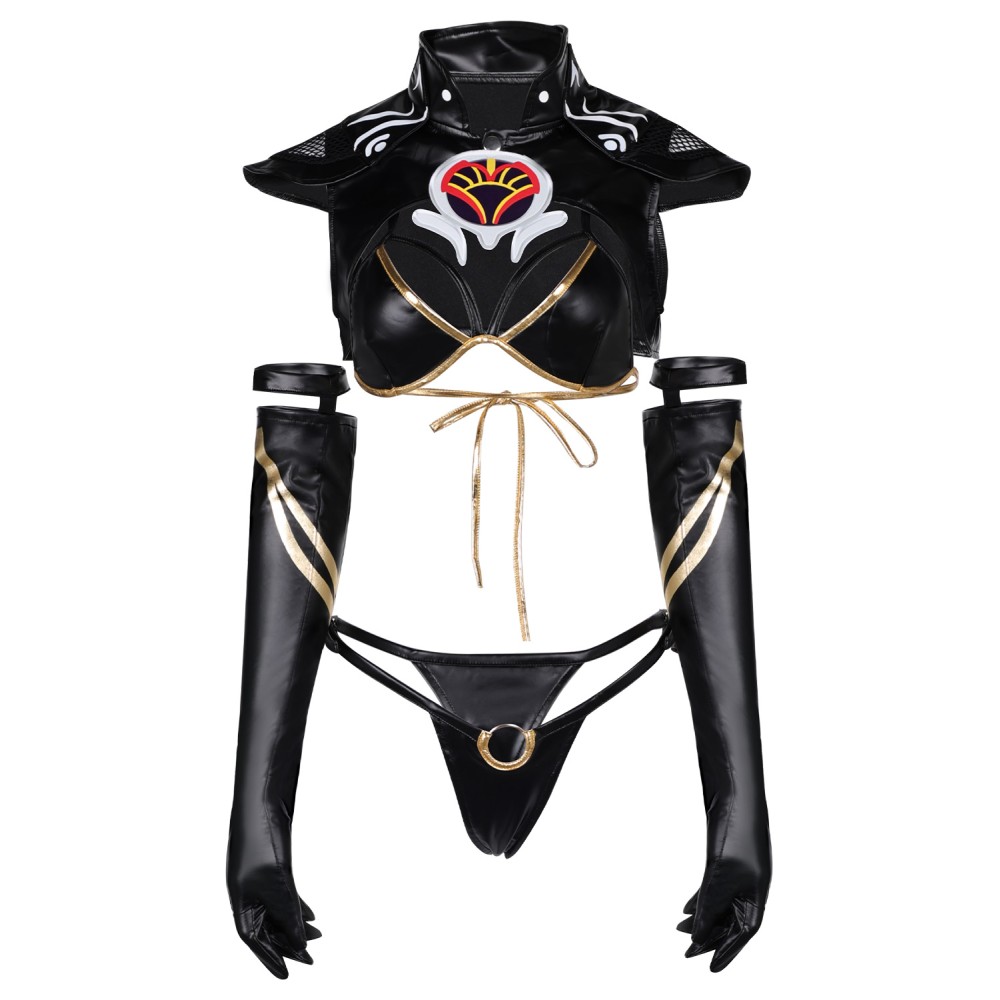 Baldur's Gate Shadowheart Black Lingerie for Women Suit &nbsp; Cosplay Costume Halloween Carnival Outfit