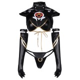 Baldur's Gate Shadowheart Black Lingerie for Women Suit &nbsp; Cosplay Costume Halloween Carnival Outfit