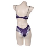 Baldur's Gate Shadowheart 2 Pics/Set Purple Swimsuit Suit Cosplay Costume Halloween Carnival Outfit