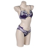 Baldur's Gate Shadowheart 2 Pics/Set Purple Swimsuit Suit Cosplay Costume Halloween Carnival Outfit