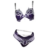 Baldur's Gate Shadowheart 2 Pics/Set Purple Swimsuit Suit Cosplay Costume Halloween Carnival Outfit