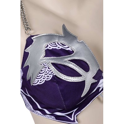 Baldur's Gate Shadowheart 2 Pics/Set Purple Swimsuit Suit Cosplay Costume Halloween Carnival Outfit