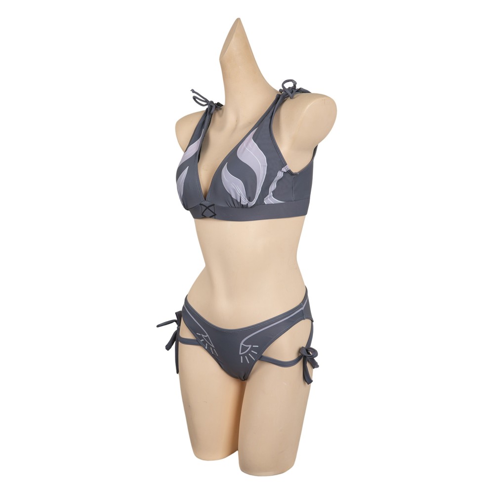 Baldur's Gate Shadowheart 2 Pics Set Printed Swimsuit Suit Cosplay Costume Halloween Carnival Outfit