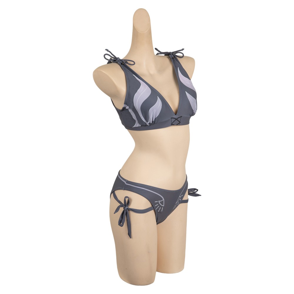 Baldur's Gate Shadowheart 2 Pics Set Printed Swimsuit Suit Cosplay Costume Halloween Carnival Outfit