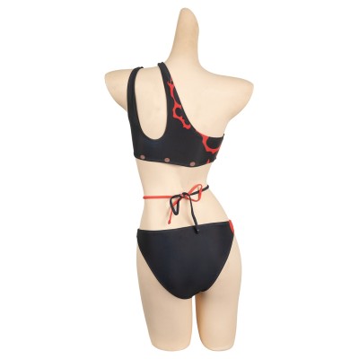 Baldur's Gate Karlach 2 Pics Set Printed Swimsuit Suit Cosplay Costume Halloween Carnival Outfit