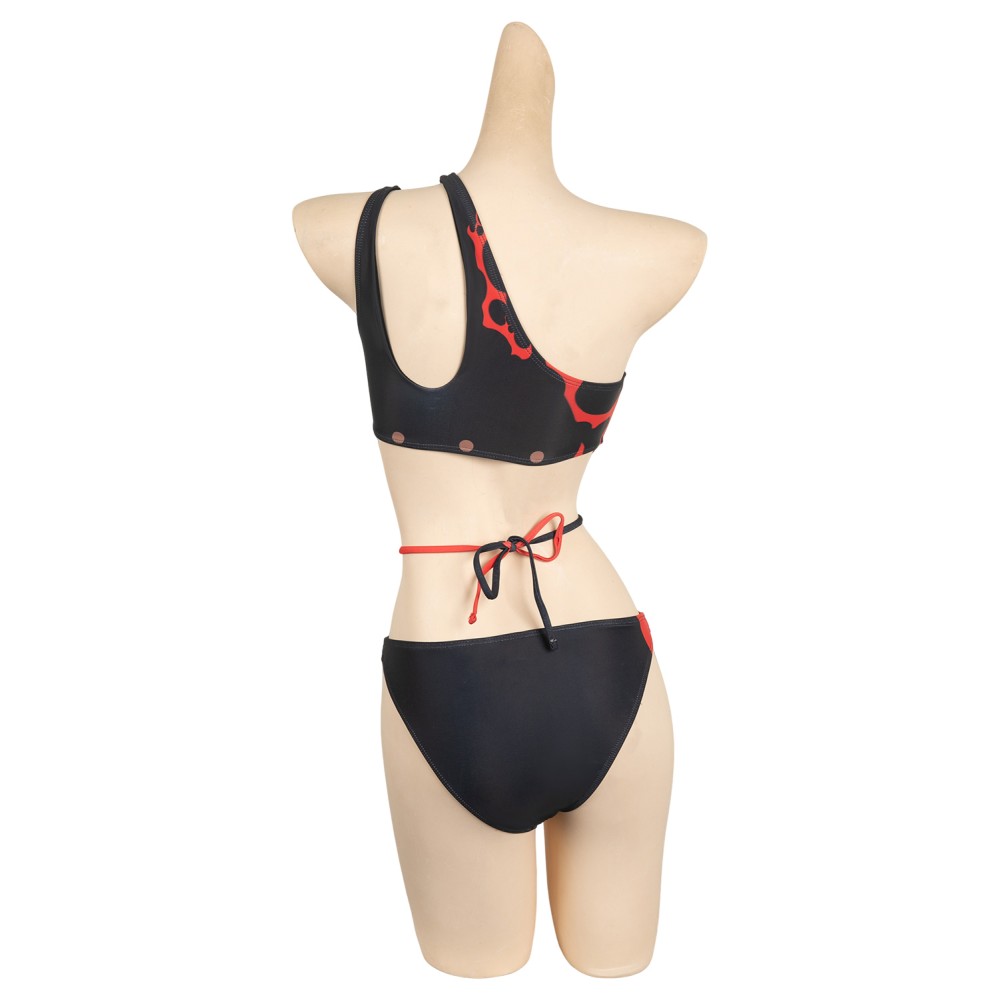 Baldur's Gate Karlach 2 Pics Set Printed Swimsuit Suit Cosplay Costume Halloween Carnival Outfit