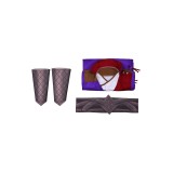Baldur's Gate Gala Purple Wizard Robe Suit Cosplay Costume Halloween Carnival Outfit