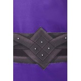 Baldur's Gate Gala Purple Wizard Robe Suit Cosplay Costume Halloween Carnival Outfit