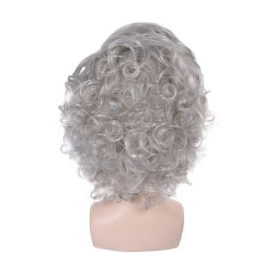 Baldur's Gate Astarion Grey Wig Heat Resistant Synthetic Hair Accessories Cosplay Costume Halloween Carnival