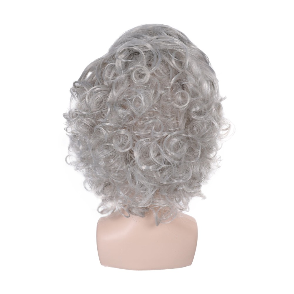 Baldur's Gate Astarion Grey Wig Heat Resistant Synthetic Hair Accessories Cosplay Costume Halloween Carnival