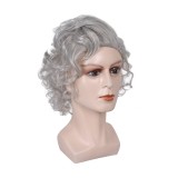 Baldur's Gate Astarion Grey Wig Heat Resistant Synthetic Hair Accessories Cosplay Costume Halloween Carnival