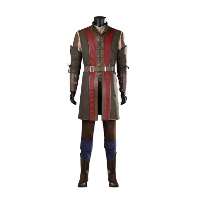 Baldur's Gate 3 Wyll Evil Sorcerer Uniform Set Suit Cosplay Costume Halloween Carnival Outfit