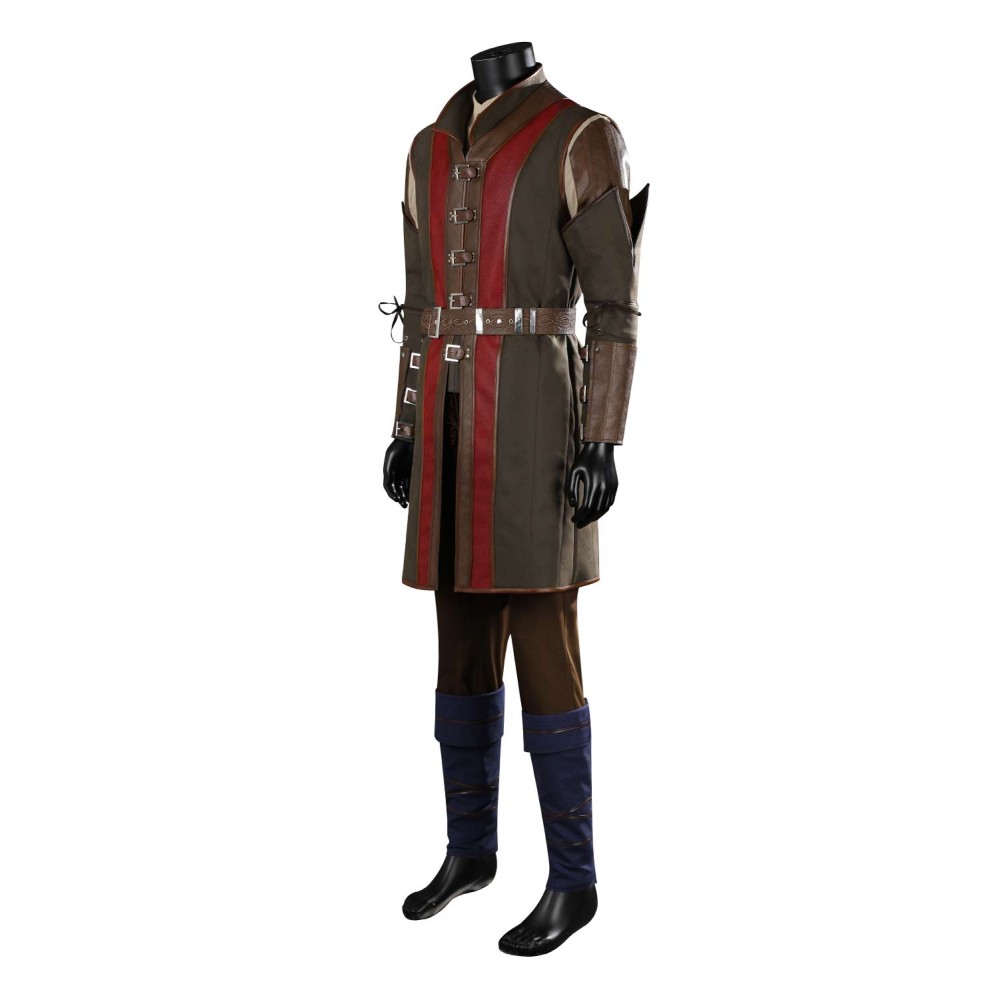 Baldur's Gate 3 Wyll Evil Sorcerer Uniform Set Suit Cosplay Costume Halloween Carnival Outfit