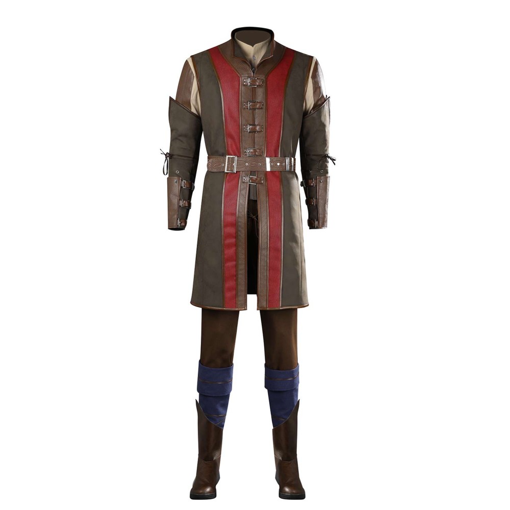 Baldur's Gate 3 Wyll Evil Sorcerer Uniform Set Suit Cosplay Costume Halloween Carnival Outfit