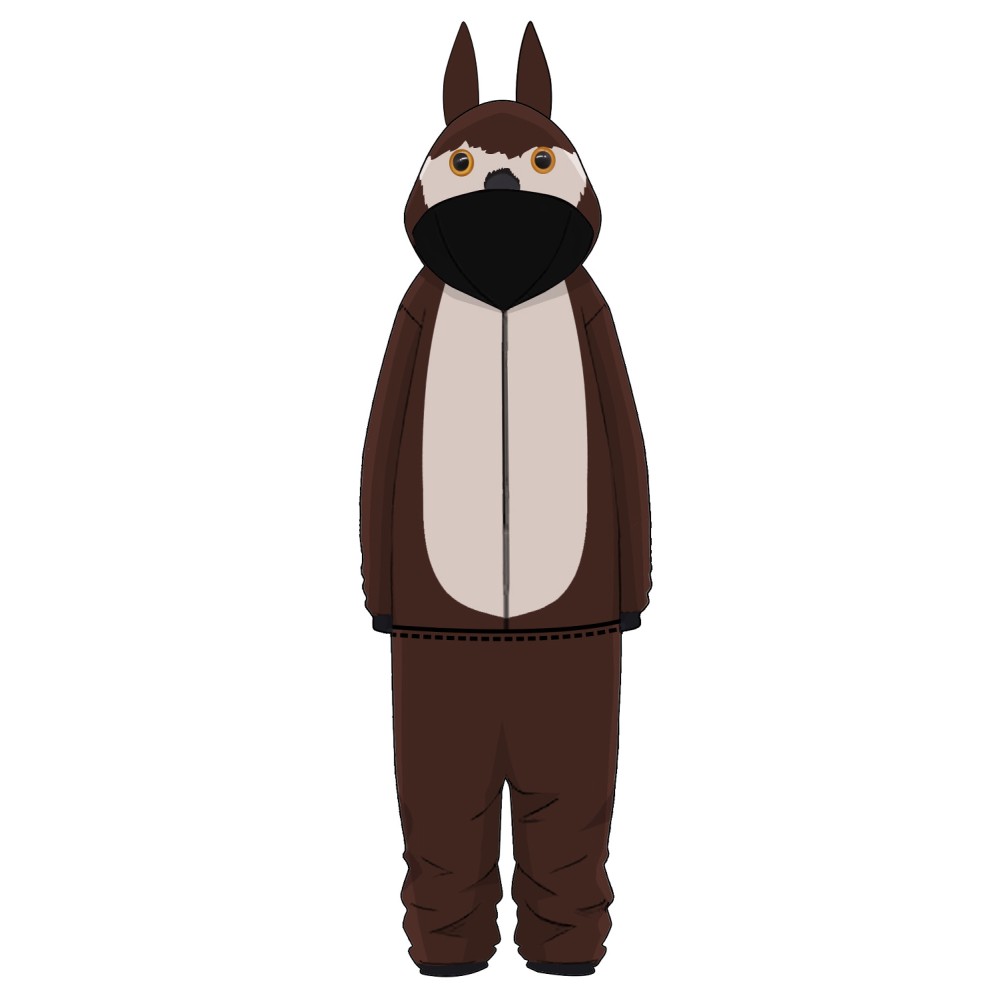 Baldur's Gate 3 Owlbear One-piece Sleepwear Suit Cosplay Costume Halloween Carnival Outfit