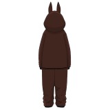 Baldur's Gate 3 Owlbear One-piece Sleepwear Suit Cosplay Costume Halloween Carnival Outfit