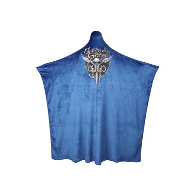 Baldur's Gate 3 Blue Plush Blankets Accessories Cosplay Costume Halloween Carnival