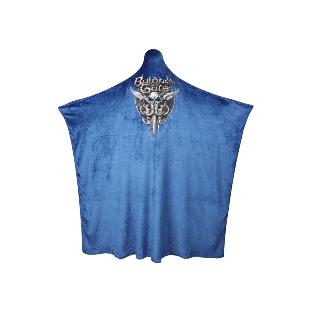Baldur's Gate 3 Blue Plush Blankets Accessories Cosplay Costume Halloween Carnival