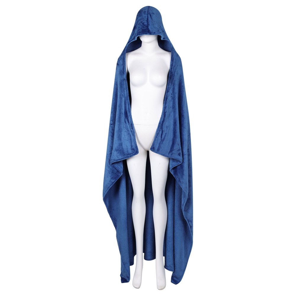 Baldur's Gate 3 Blue Plush Blankets Accessories Cosplay Costume Halloween Carnival