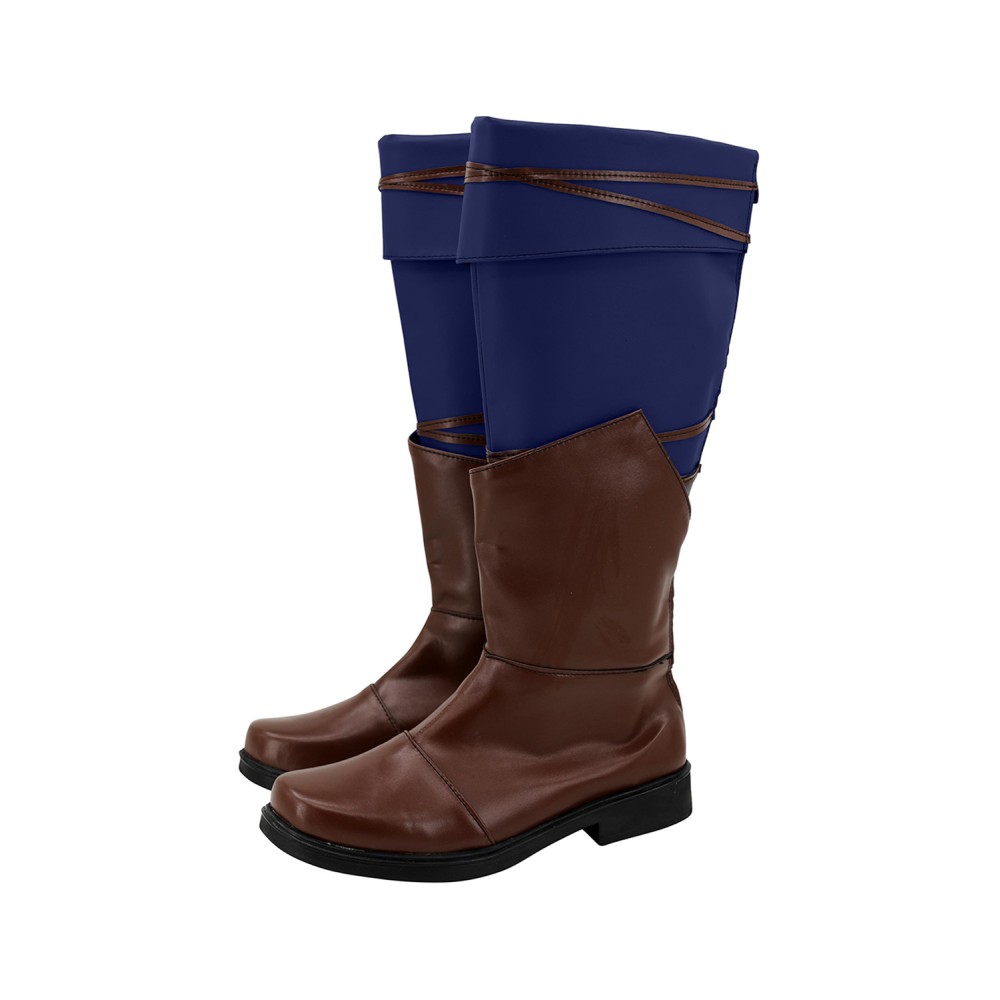 Baldur's Gate 3 Astarion Brown Shoes Boots Custom Made Accessory Cosplay Costume Halloween Carnival