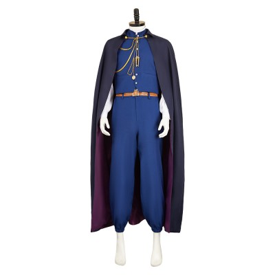 Babanbabanban Vampire Mori Ranmaru Blue Uniform Cosplay Costume Halloween Carnival Outfit