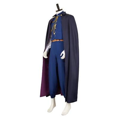 Babanbabanban Vampire Mori Ranmaru Blue Uniform Cosplay Costume Halloween Carnival Outfit
