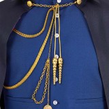 Babanbabanban Vampire Mori Ranmaru Blue Uniform Cosplay Costume Halloween Carnival Outfit