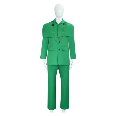 Avengers:doomsday Doctor Doom Green Suit Cosplay Costume Halloween Carnival Outfit