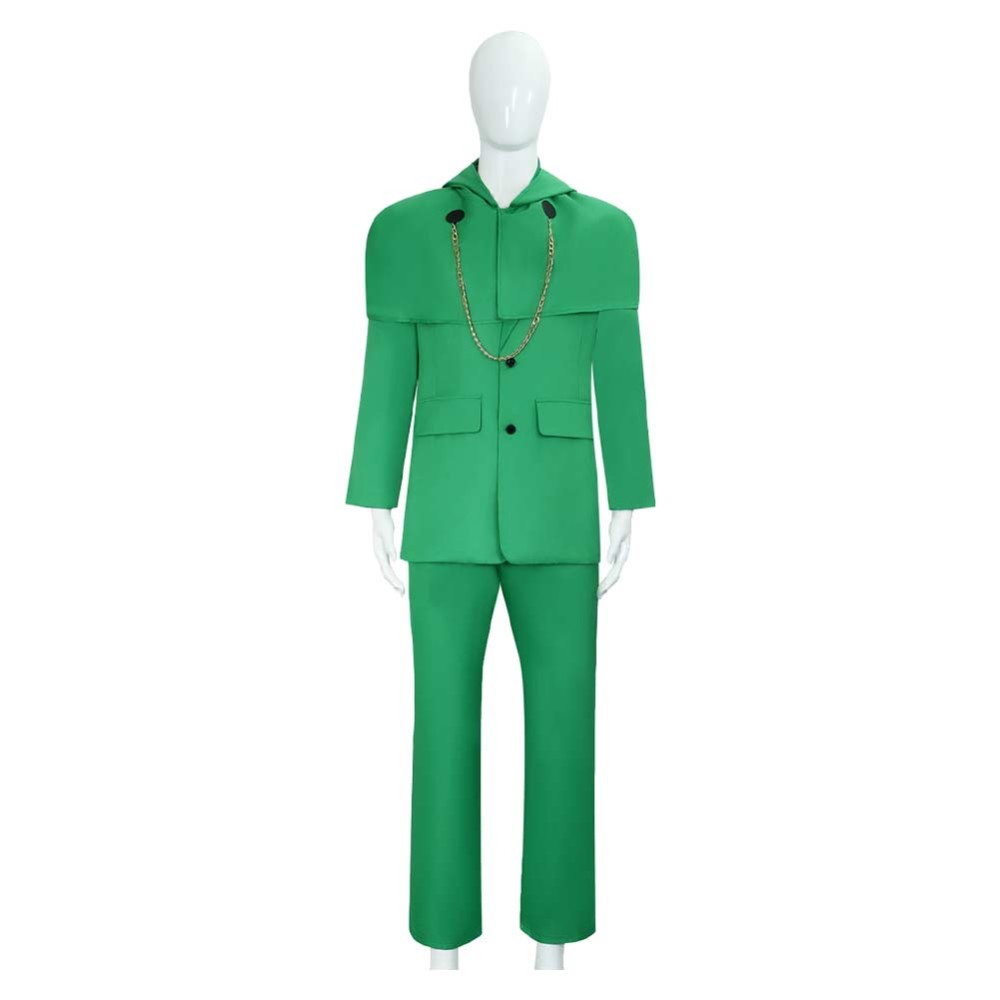 Avengers:doomsday Doctor Doom Green Suit Cosplay Costume Halloween Carnival Outfit