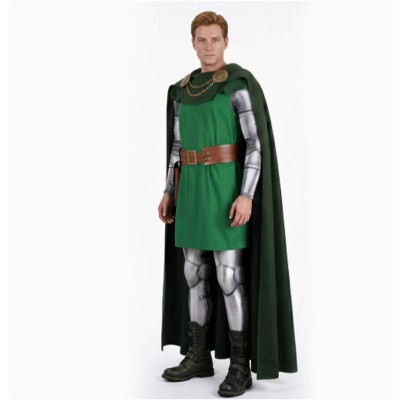 Avengers: Doomsday Doctor Doom Green Cosplay Costume Halloween Carnival Outfit