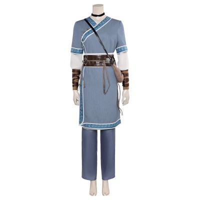 Avatar: The Last Airbender Katara Full Set Suit Cosplay Costume Halloween Carnival Outfit